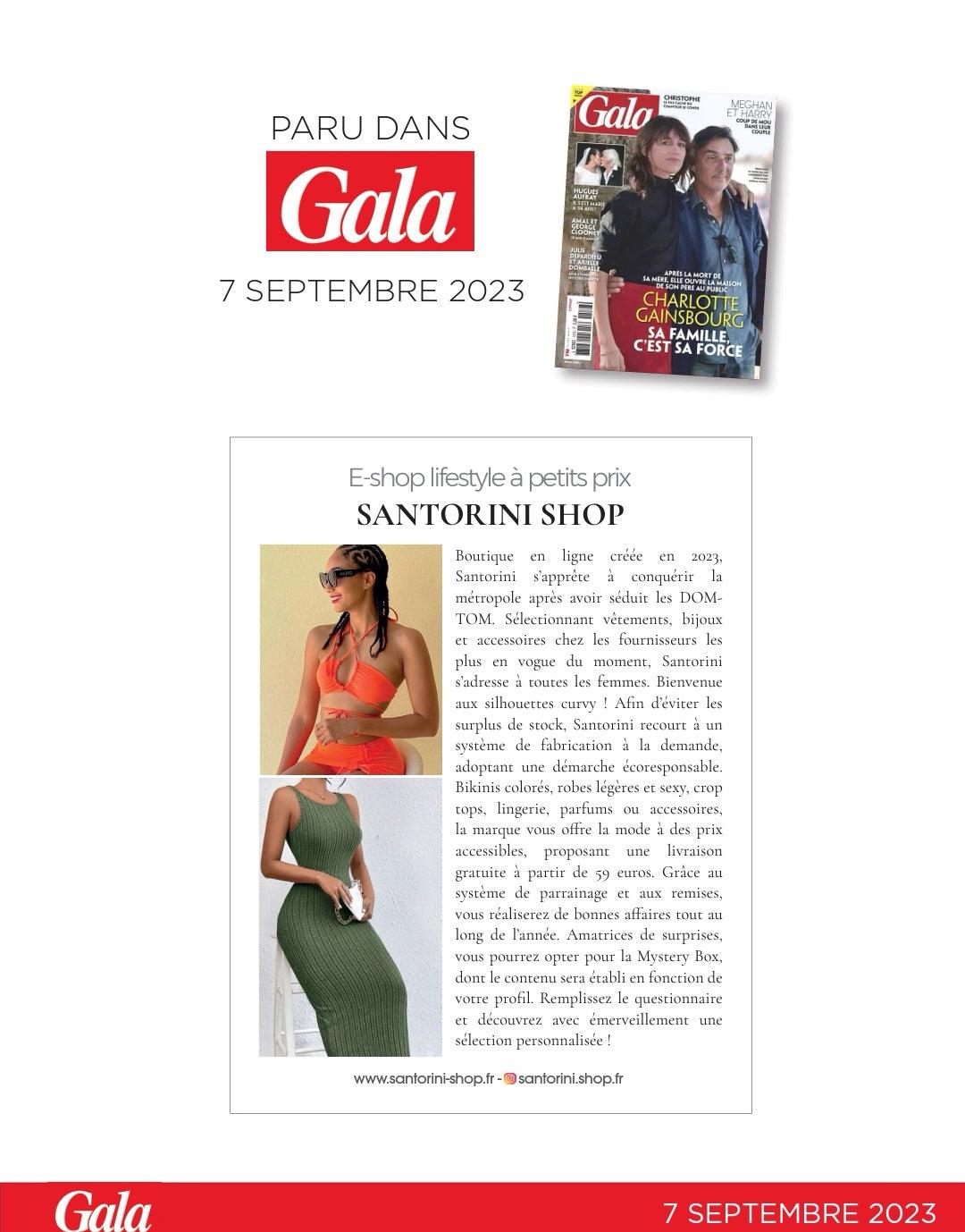Article de presse - Santorini Shop