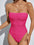 Body bustier unicolore texturé