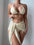 Ensemble Bikini 3 Pièces - Sexy Couleur Unie