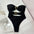 Maillot de Bain 1 Pièce Bustier Sans Bretelles