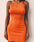 Robe Courte Côtelée – Col Rond Sans Manches Coupe Slim