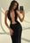 Robe Longue Serpent  Col V Profond & Dos Nu