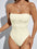 Body bustier unicolore texturé