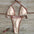 Bikini Blanc & Bleu Marine  Bandeau Sexy 2 Pièces