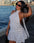 Robe Mini à Pois – Col Halter Dos Nu