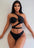 Maillot de Bain 2 Pièce Noir  Silhouette Sculptante