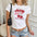 T-Shirt Imprimé cerise rouge  Manches Courtes
