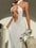 Robe Longue de Plage Blanche  Dos Nu & Col Noué