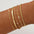 Lot de 5 Bracelets Serpent Dorés