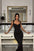 Robe longue noire avec nœud – Élégance intemporelle