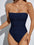 Body bustier unicolore texturé