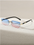 Lunettes noires unisexes sans monture – Petits verres