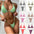 Bikini 2 pièces femme – Ensemble léopard bande tendance