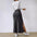 Robe Longue Décontractée Hiver-Automne – Couleur Unie