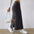 Robe Longue Décontractée Hiver-Automne – Couleur Unie