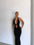 Robe Fourreau Femme Cocktail – Col V Sexy & Sans Manches
