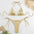 Bikini 2 pièces uni – triangle & bas noué, essentiel chic