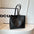 Grand Sac à Main Carré Effet Cuir & Design Patchwork Chic