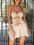 Robe bustier moulante unicolore – Style décontracté & chic pour vacances et sorties