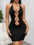 Robe moulante découpé dos-nu