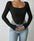 Top Asymétrique  Manches Longues & Style Minimaliste