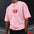 T-shirt unisexe cerise – Style casual manches courtes rose