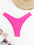 Bas de bikini unicolore échancré - Santorini Shop