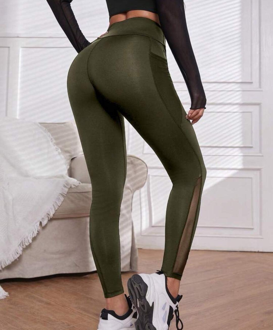 Legging taille haute avec poche - Santorini Shop