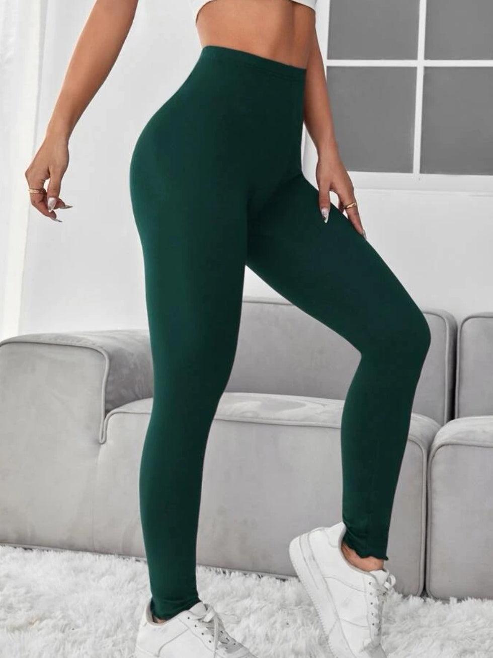 Legging unicolore taille haute - Santorini Shop