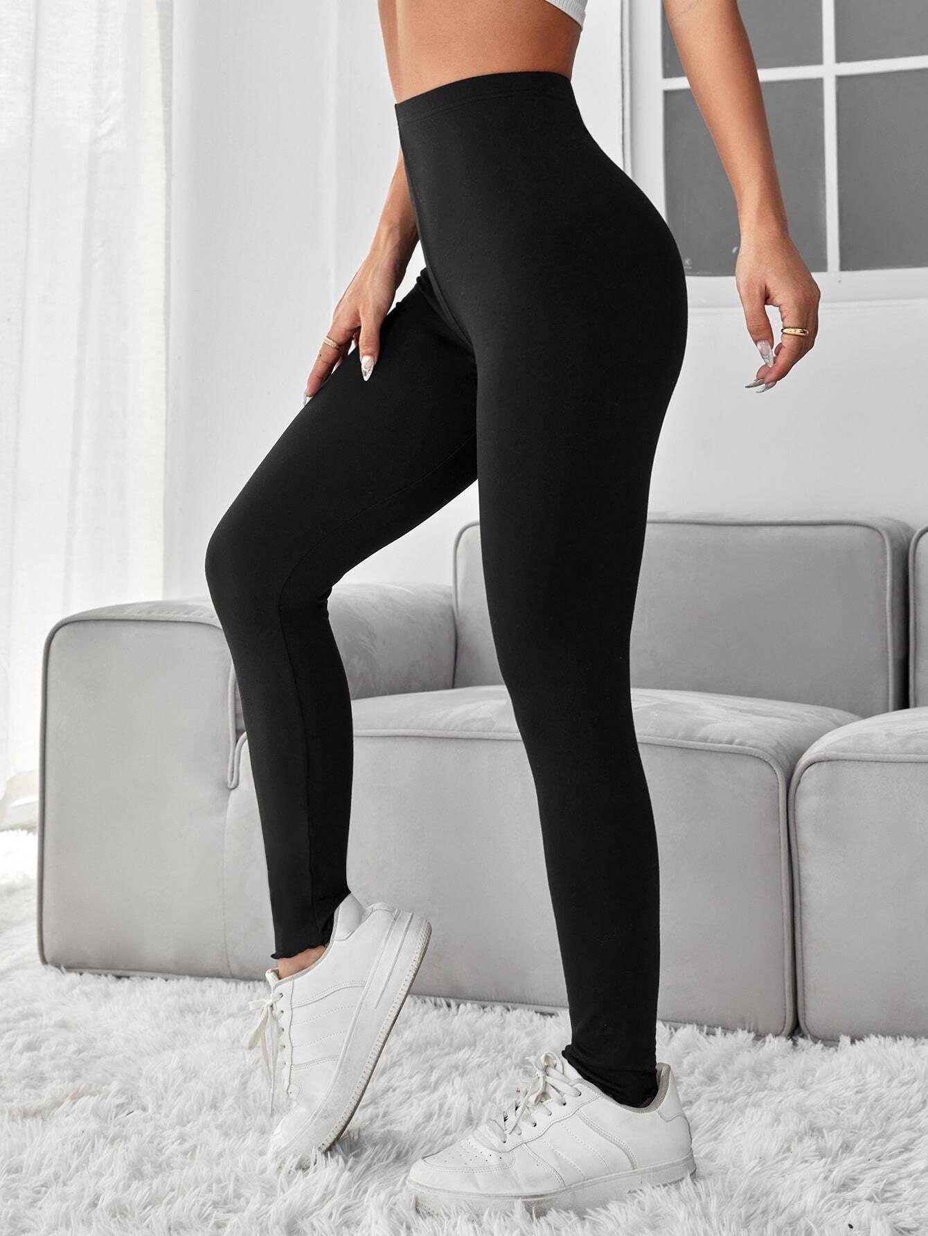 Legging unicolore taille haute - Santorini Shop