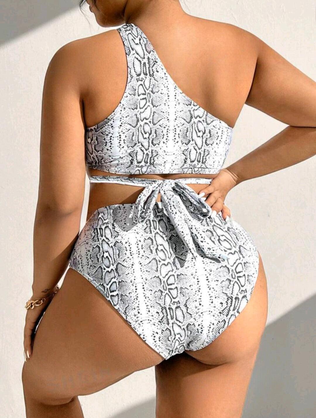 Maillot de bain imprimé serpent - Santorini Shop