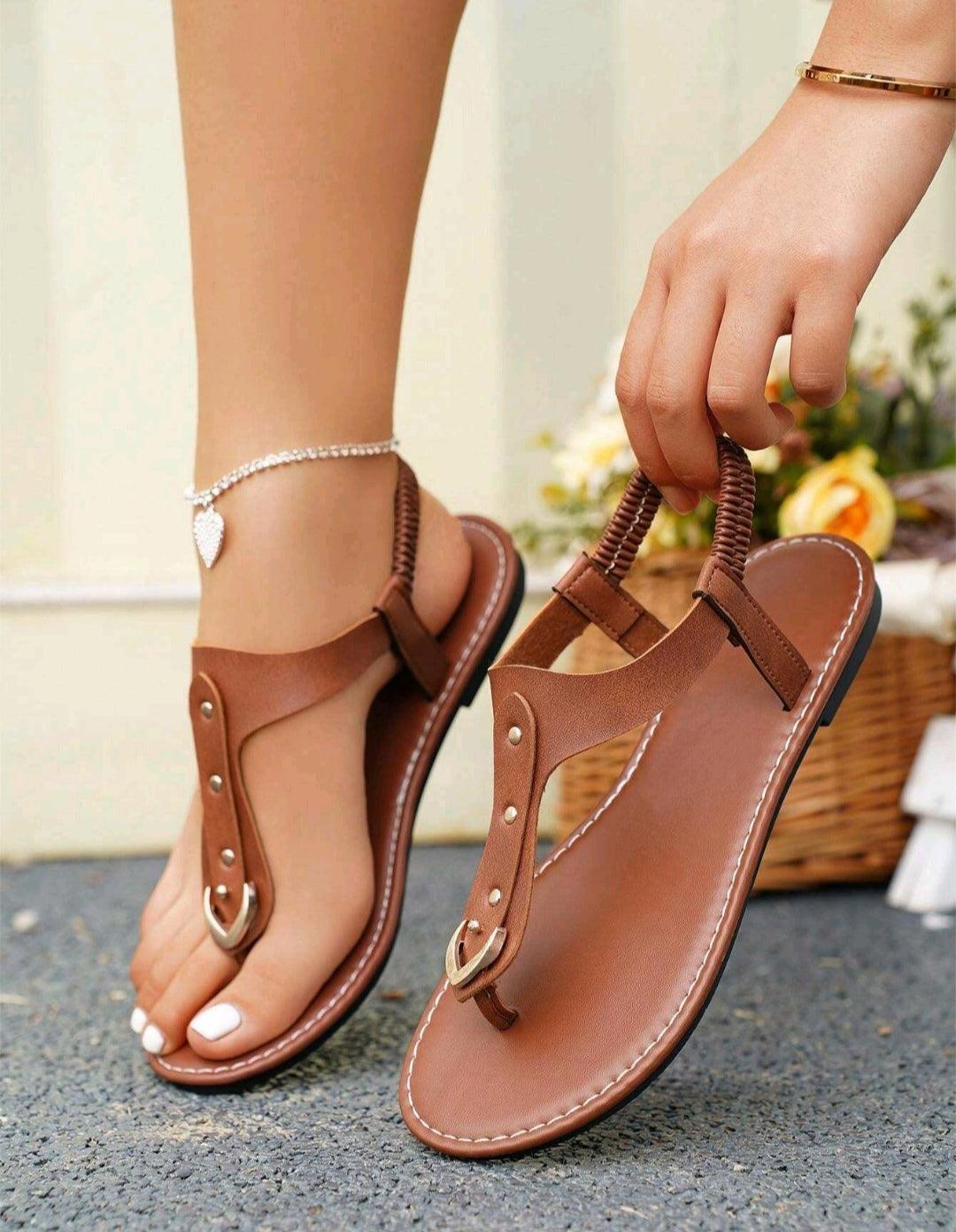 Sandales plates - Santorini Shop