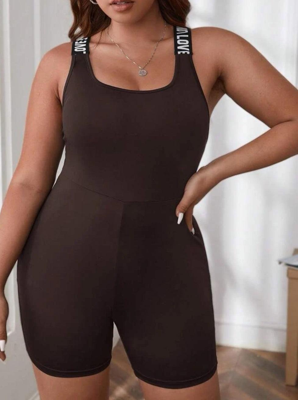 Unitard à lettres croisé - Santorini Shop